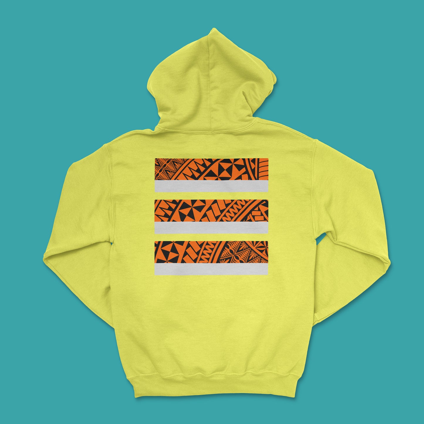 Construction Sweater - Orange Stripes