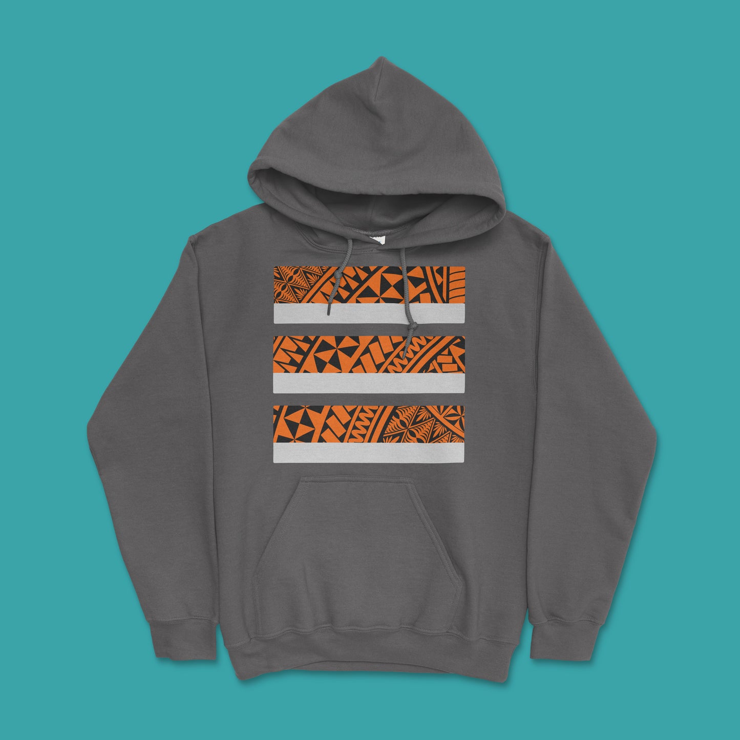 Construction Sweater - Orange Stripes