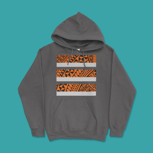 Construction Sweater - Orange Stripes