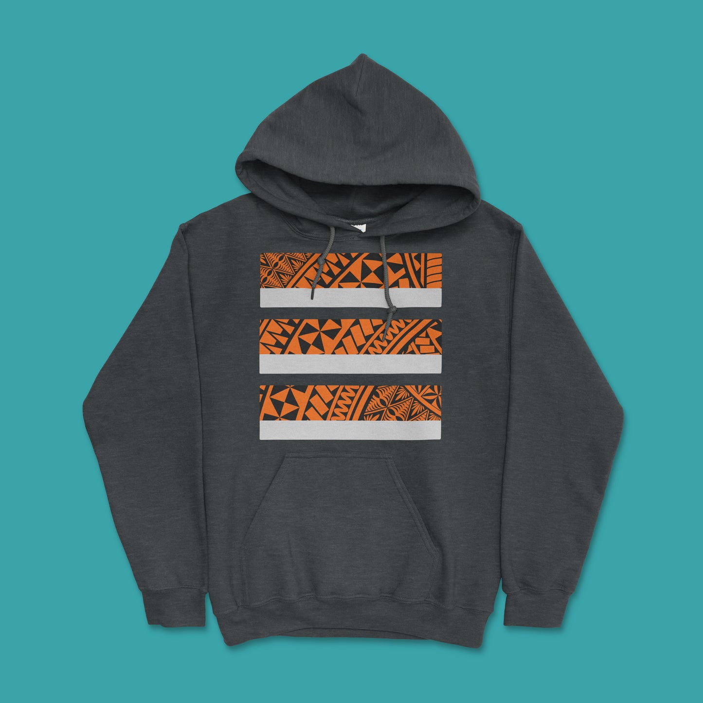 Construction Sweater - Orange Stripes