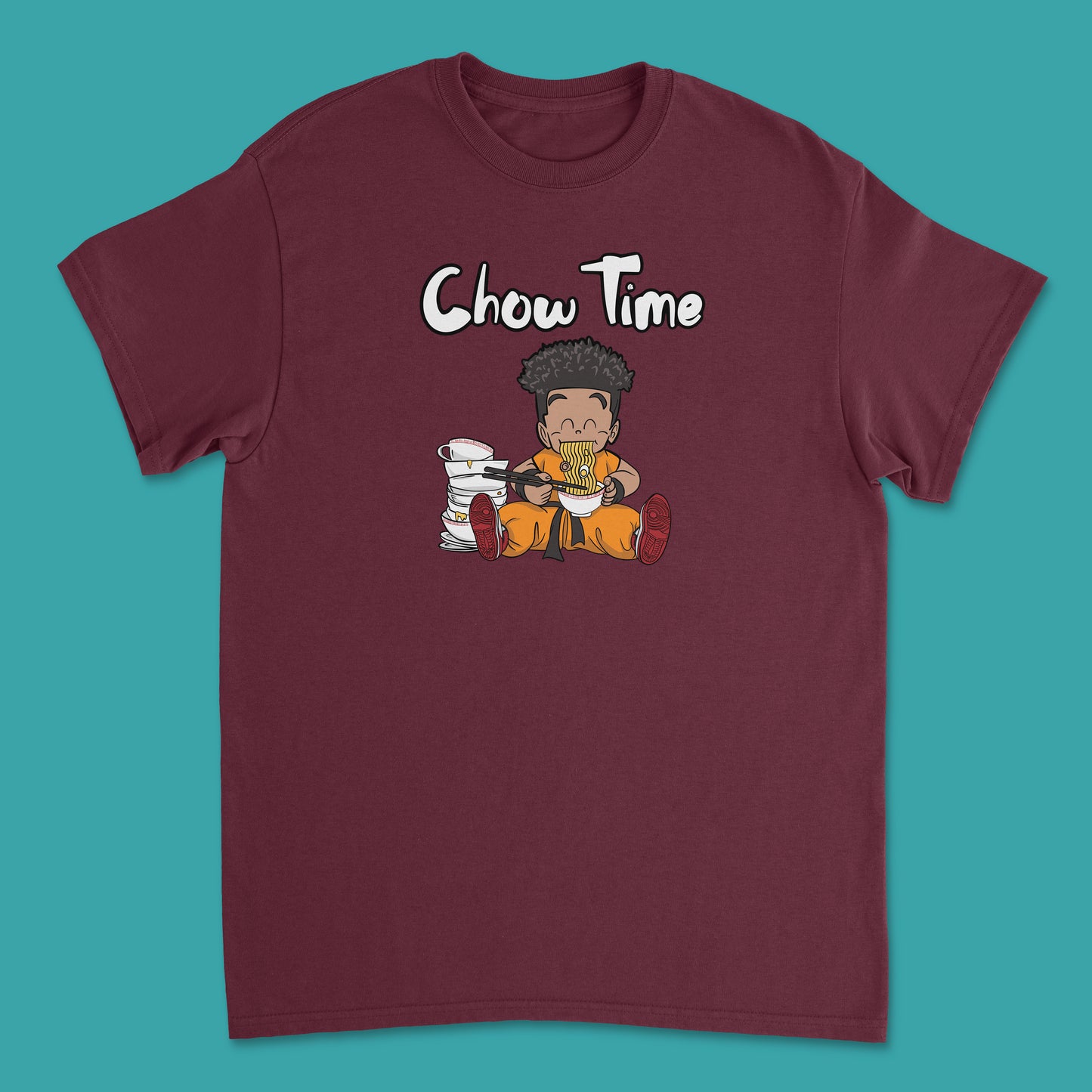 Kids Short Sleeve T-Shirt - Chow Time