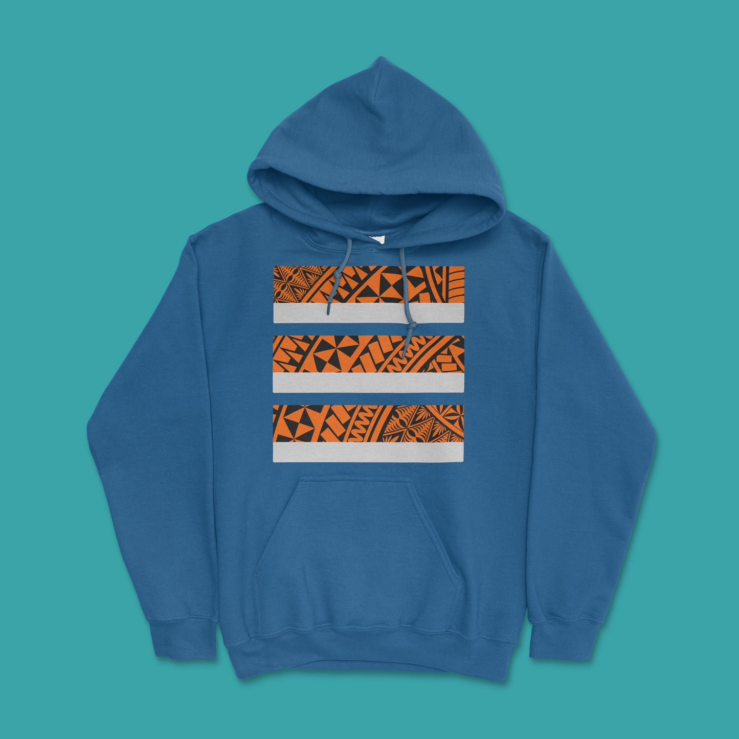 Construction Sweater - Orange Stripes