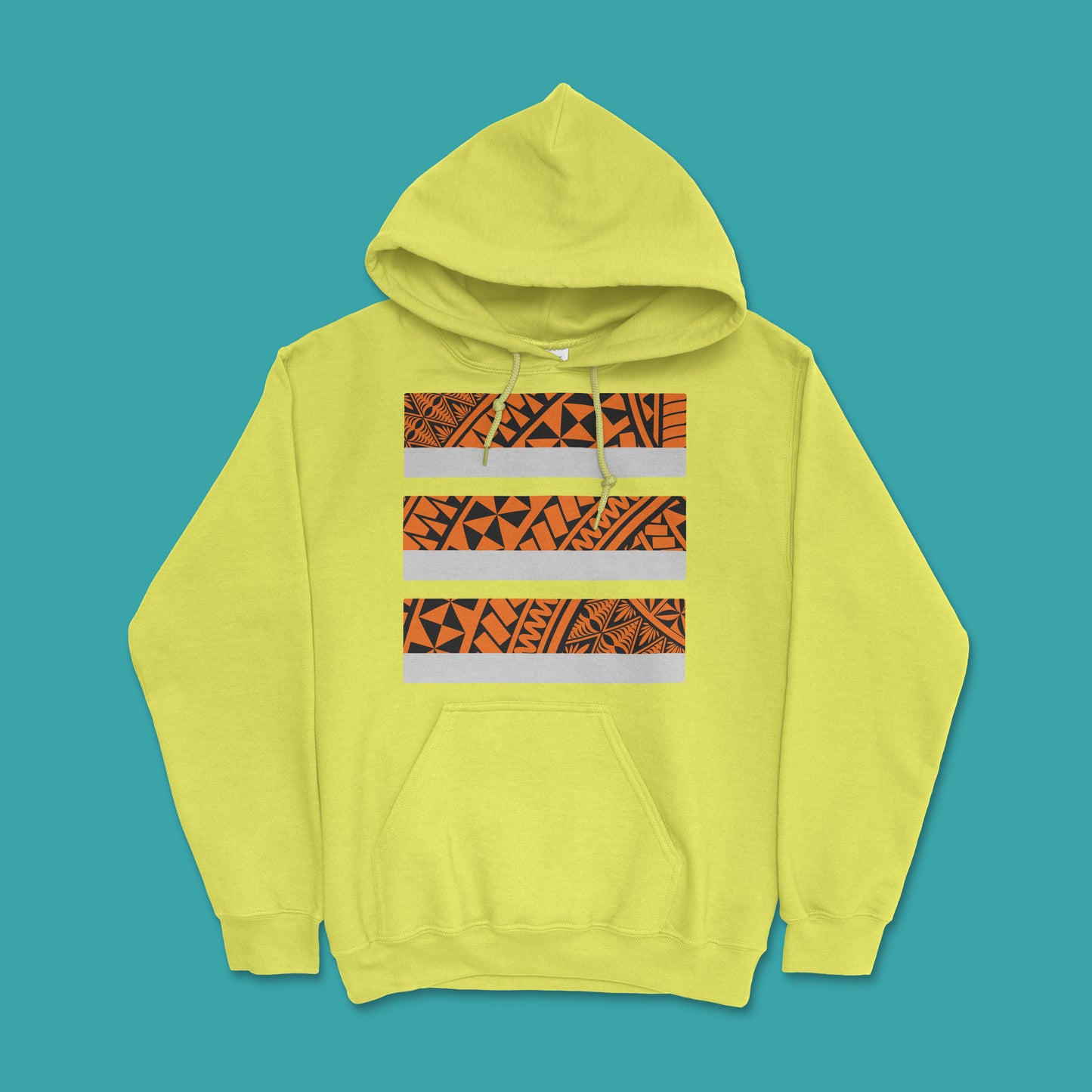 Construction Sweater - Orange Stripes