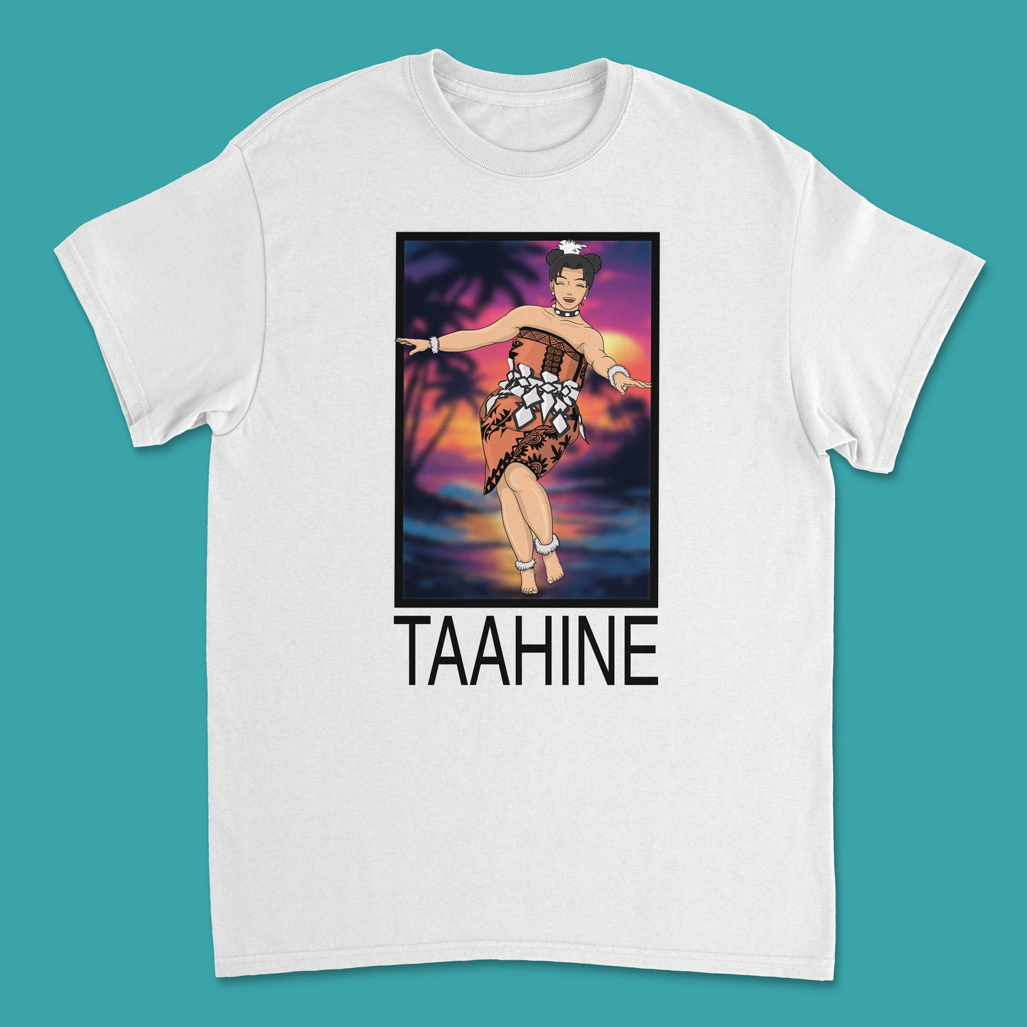 Kids Short Sleeve T-Shirt - Taahine